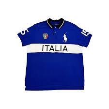 Italy polo blue